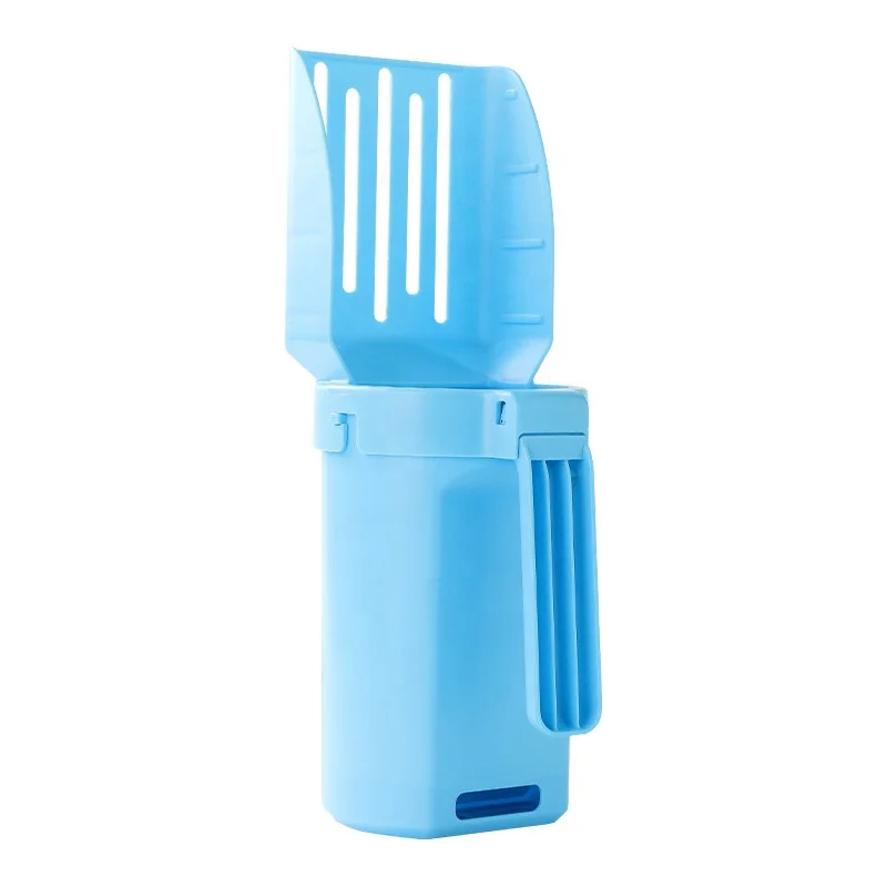 Integrated Eco-Friendly Plastic Cat Litter Shovel Simple Design Pet Toilet Picker Tool Small Animals Efficient Cat Dung Shovel