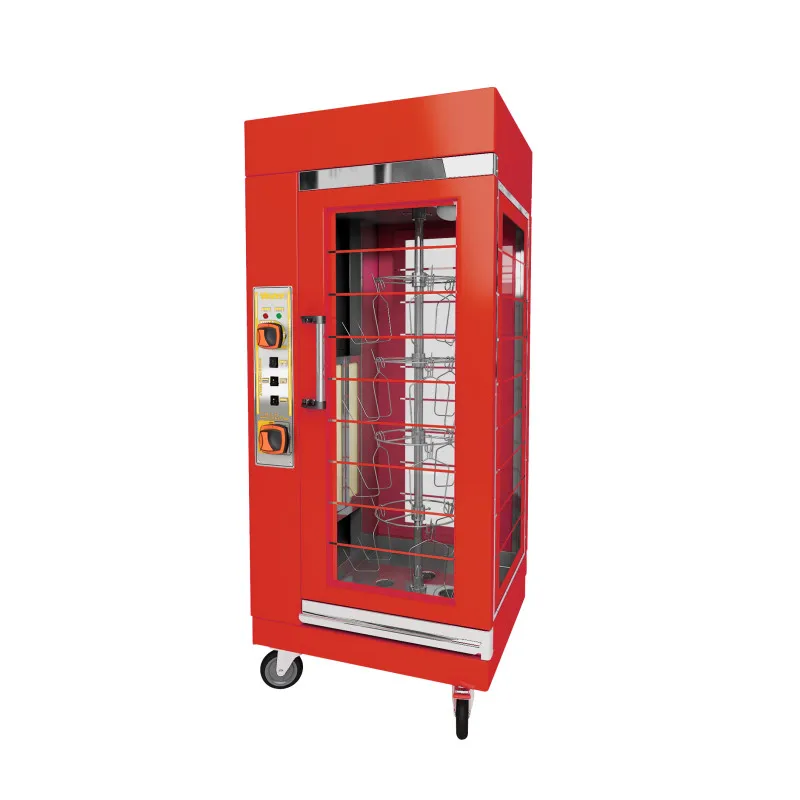 VXK-726F Gas Rotary Rotisserie meat rotary  cooker with fan