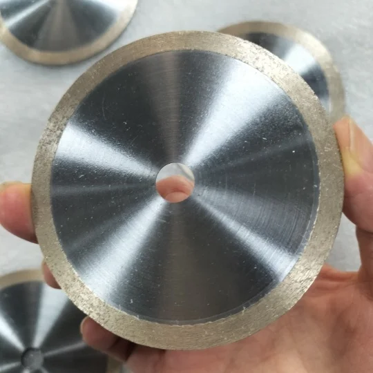 80*0.6*5*10mm  continuous rim  thin diamond blade to cut 2 mm thick Aluminum Oxide ceramic  porcelain tiles