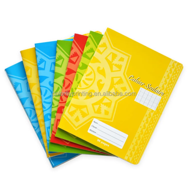 School Supplies 17X22cm Student Exercise Book Notebook 96 Pages