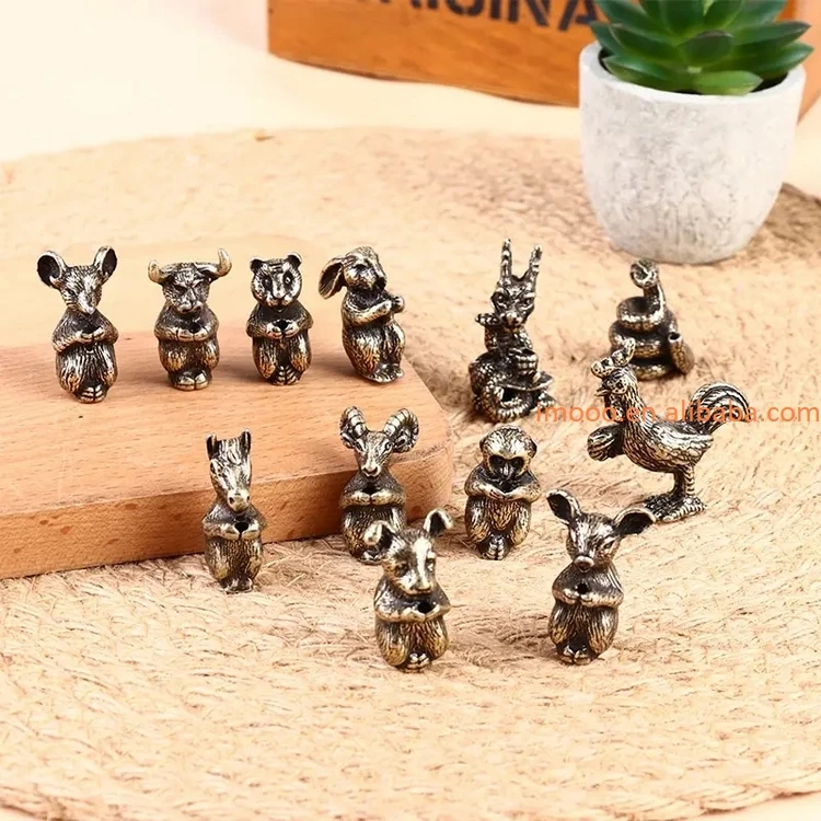 Factory Price Incense Burner Chinese Zodiac Animal Joss-Stick Incense Plate Sandalwood Coil Base Temples Studios Home Decoration