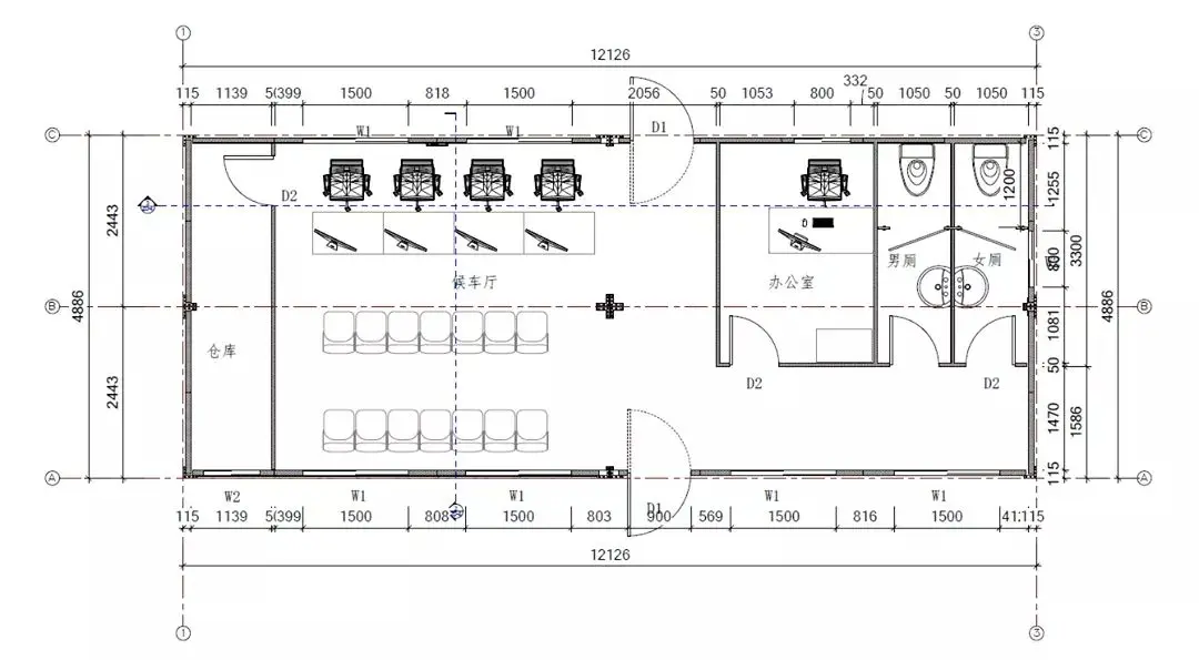 40ft Storage 2 Bedroom China Folding Expandable Container Prefab Living Container House