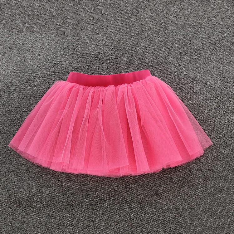 TT036 Four Layers Soft Tulle Mesh Girls Ballet Flare Dance Skirts Kids Teenage Girls Fluffy Tutu Skirts Princess Dance Wear Tutu