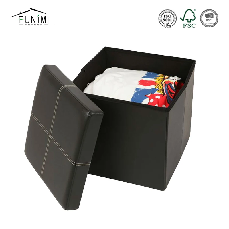 Наборы мебели для гостиной, кожаный оттоманка для хранения, мебель для спальни, стул