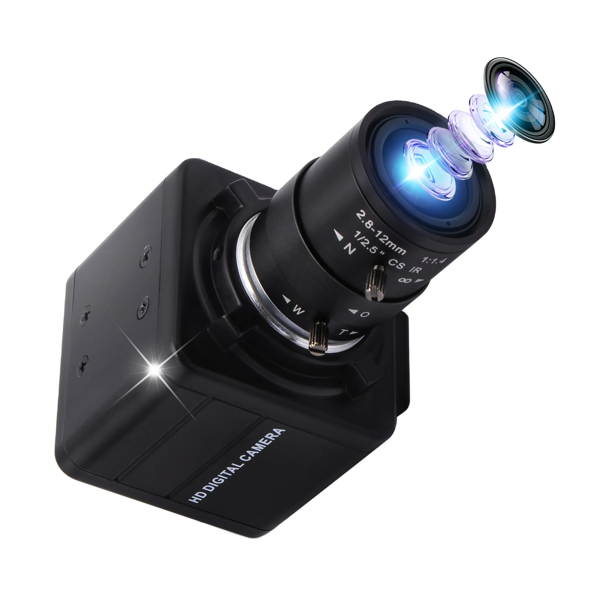  ELP 4K Camera 2.8-12mm Lens USB With 3840x2160 HD Webcam Sony Sensor For MAC/Windows/Linux/Raspberry Pi