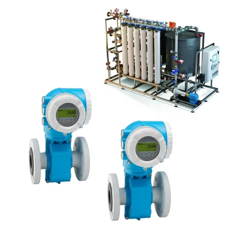 Water treatment equipment with Endress+Hauser flowmeter 50E/53E/55S/5BH E+H Promag series electromagnetic flowmeter
