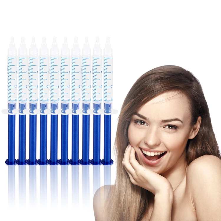 Teeth Whitening Gels Custom Logo Non Peroxide PAP Tooth Stain Remover 3ml 5ml Teeth Whitening Gel Refills Syringes