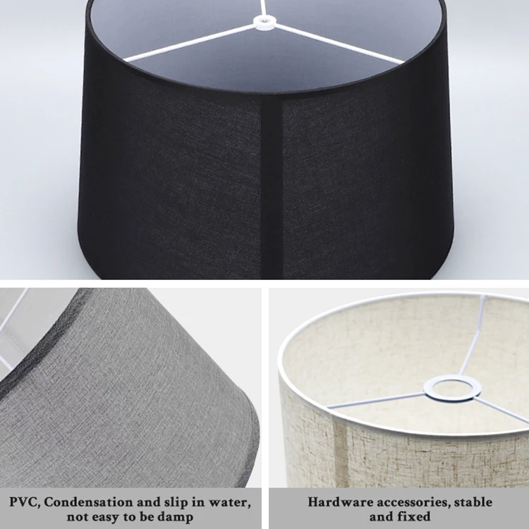 Wholesale Customised Self Adhesive White PVC Fabric Lamp Shade Backing PVC Fabric Lampshade