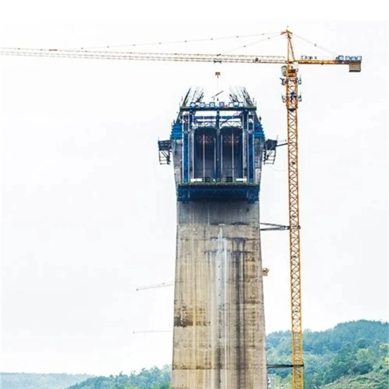 Подержанный башенный кран Лучшая цена основной насос для инженерного строительства 10 тонн