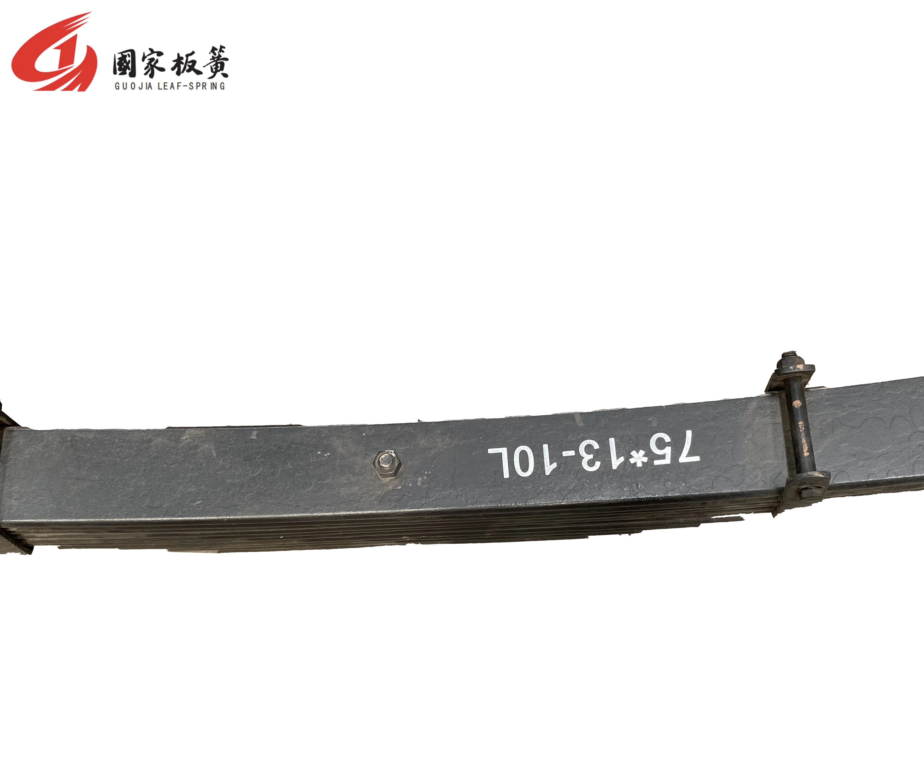 Высококачественная 75*13 мм-10 л Обычная листовая рессора для прицепа