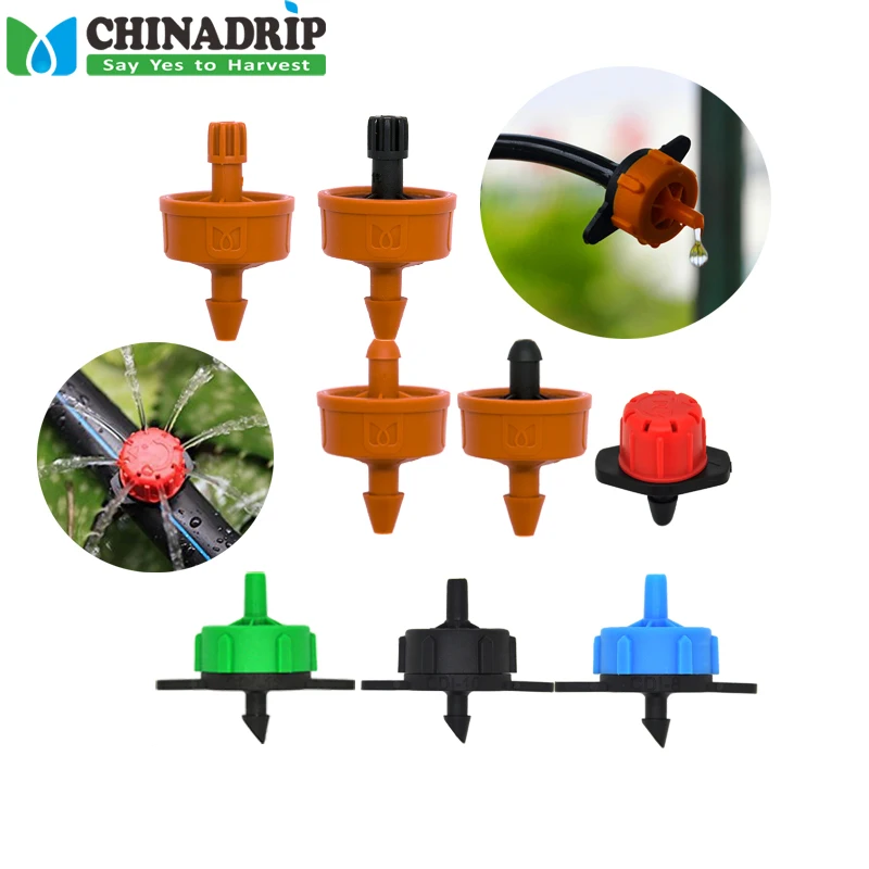 Agriculture Pressure Compensation Drip Emitter Farming Drip Irrigation System Button PC Online Dripper