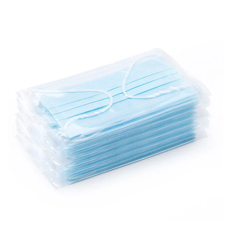 Mascarasc Descartavel Mscara Facial Gancho Para La Oreja No Tejido De 3 Capas Mascarilla Azul