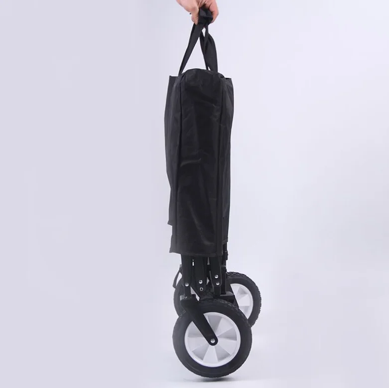 Outdoor Collapsible Foldable Folding High Quality Camping Wagon Cart Carry Camping Picnic Cart Beach Cart Trolley