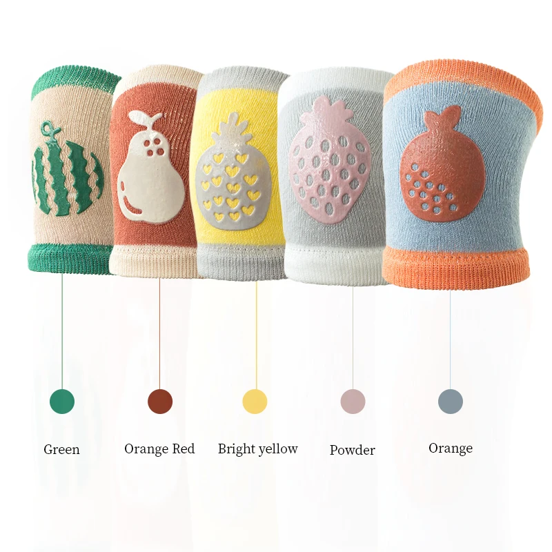 Unisex Knitting Cotton Anti Slip Baby Crawling Knee Pads For Knee Protector Toddler Kids baby Knee pad Protector Soft