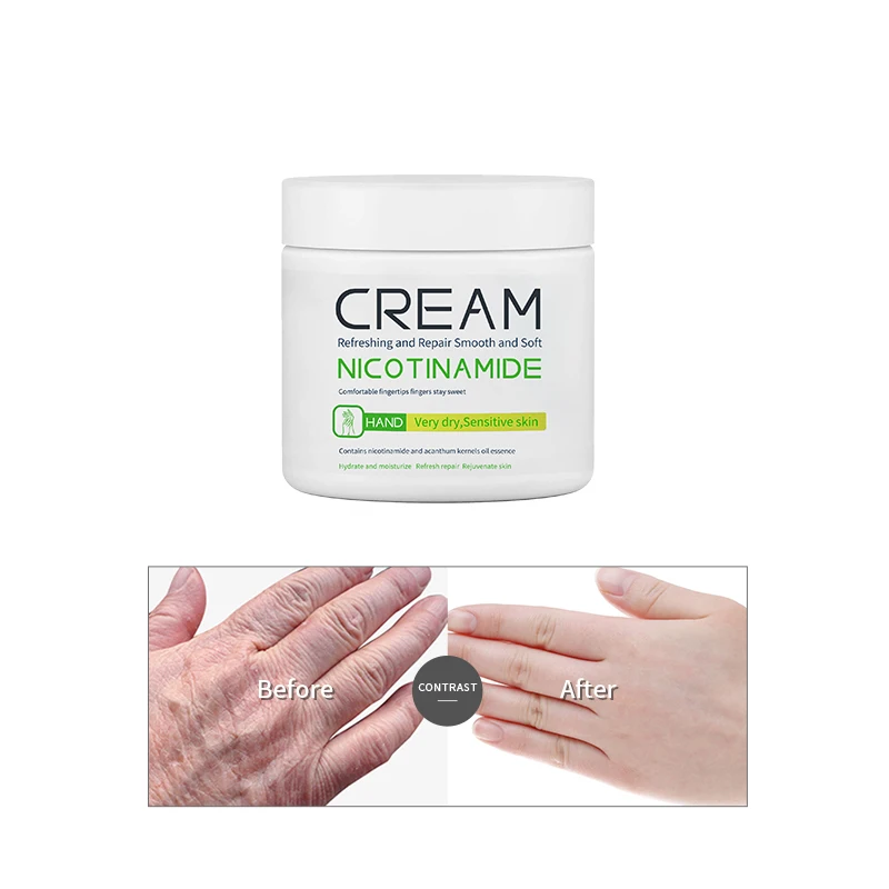 Customized refreshing niacinamide handcream soft repair anti-drying nourishing cheap hand cream