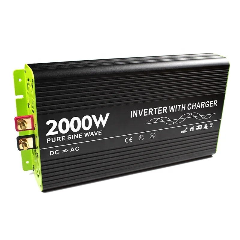 hybrid solar power inverter 2000w inverter battery charger for constant energy
