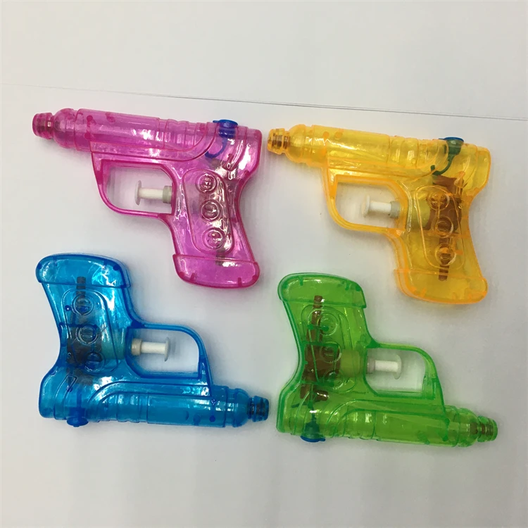 plastic water gun children play summer transparent small promotional gift transparent crystal spray boy girls hand held pistol