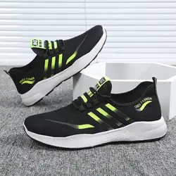 YATAISpringSummer Новая мужская обувь летающие тканые модные кроссовки в Корейском стиле дышащая универсальная повседневная
