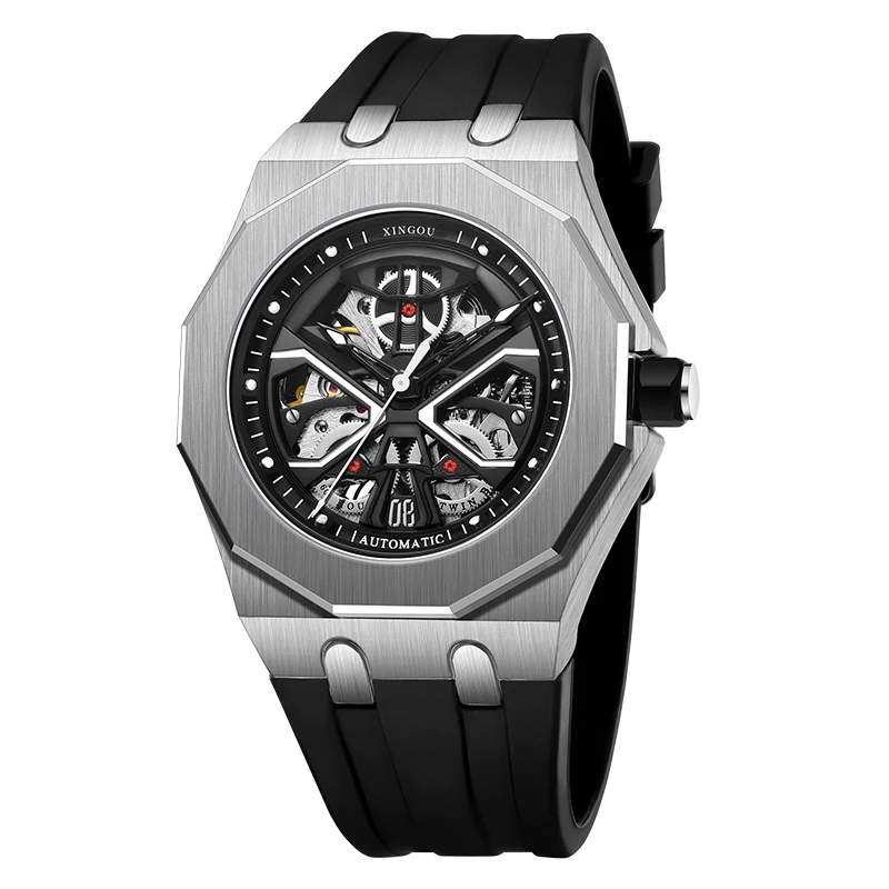 High Quality Small Order OEM Customize Create Brand Custom Face Dial Logo Luxury Automatic Men Watch Manufacturer Maker