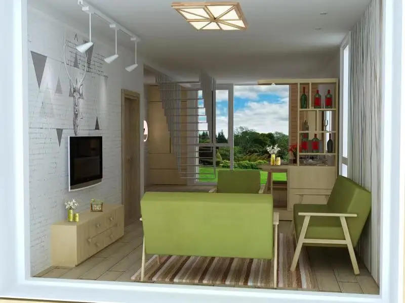 
luxury foldable prefab container house prefab villa 