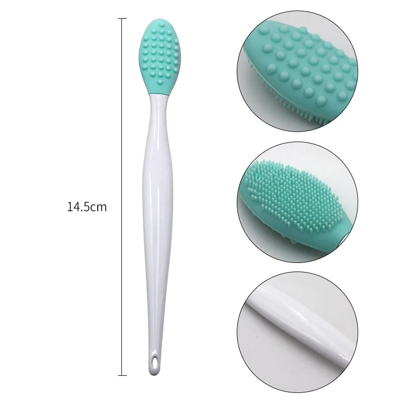 Silicone exfoliating tools double-sided soft Exfoliating Silicone Lip Brush