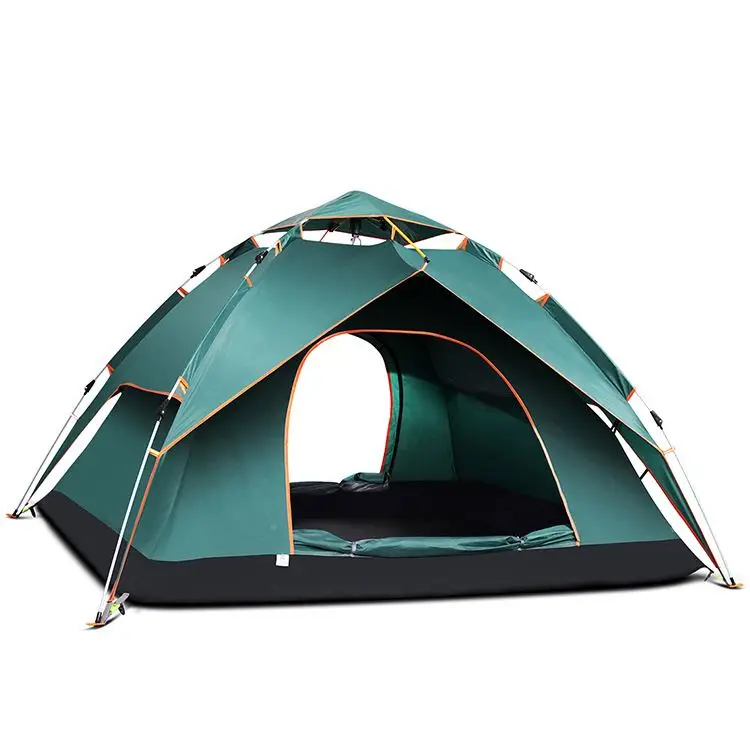 
Family Canvas Waterproof Easy Automatic Glamping Gonflable Barraca Outdoor Tenda Tente De Camping Trip Tent 4 Person 