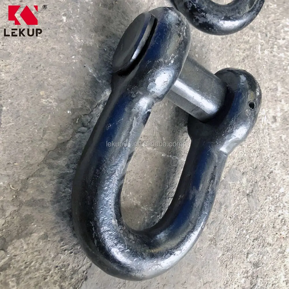 Manufacturer Customised Marine D Shackle Anchor Chain Attachment Join Shackle Detachable Anchor Chain End Shackle