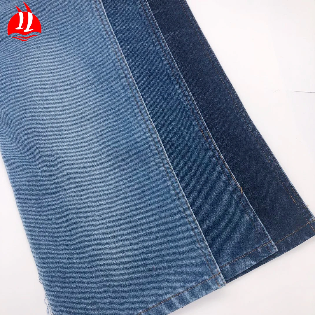 China manufacturer wholesale linen cotton denim jeans fabric