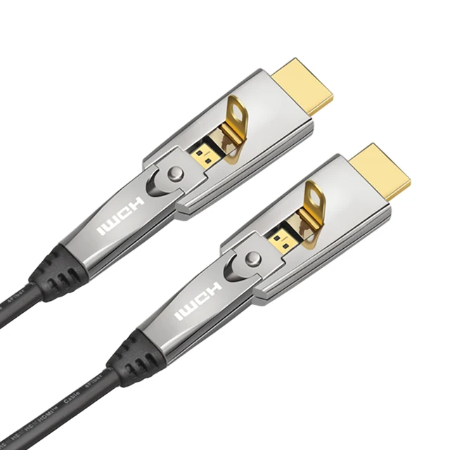 D TO D 5M 6M 8M Customized 8K Hdmi Cable Optical Fiber Support 48Gbps 8K@60Hz HDMI Cable 8K