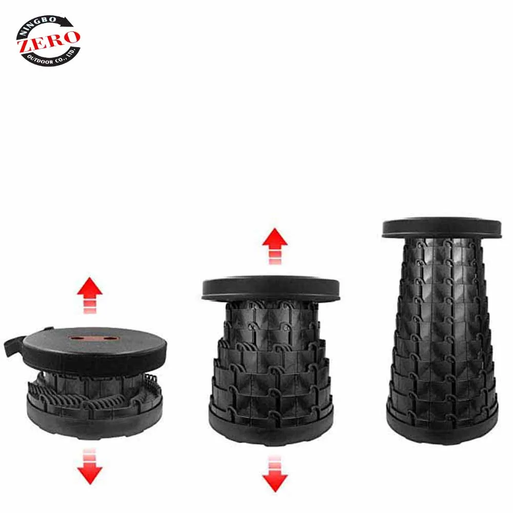 
Round Plastic Folding Bar Walking Stick Kid Step Camping Toilet Chair Adjustable Ottoman Modern outdoor Paper Telescopic Stool 