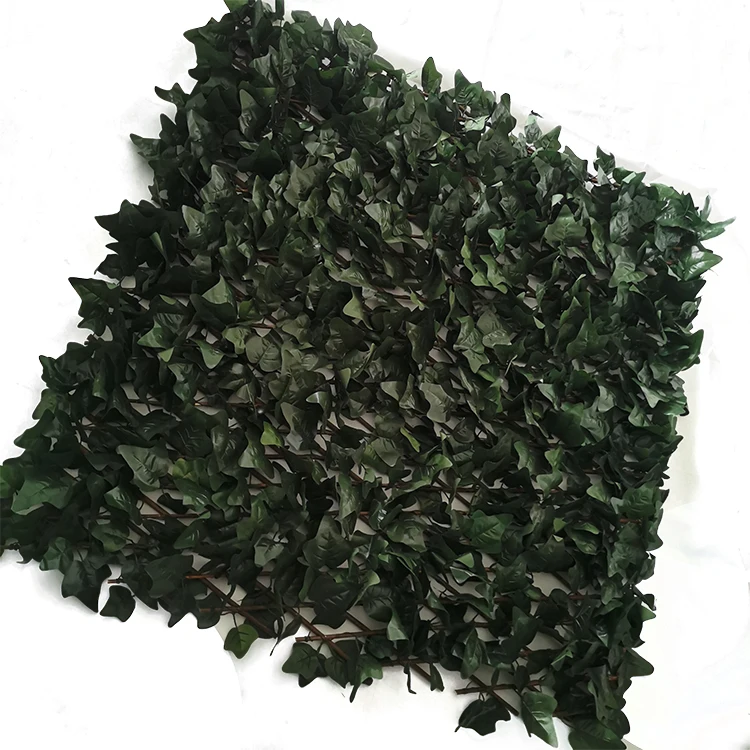 Long Artificial IVY Privacy Fence Screen Artificial Bamboo Fence Fire Resistant Bamboo Leaves Hedge Fences