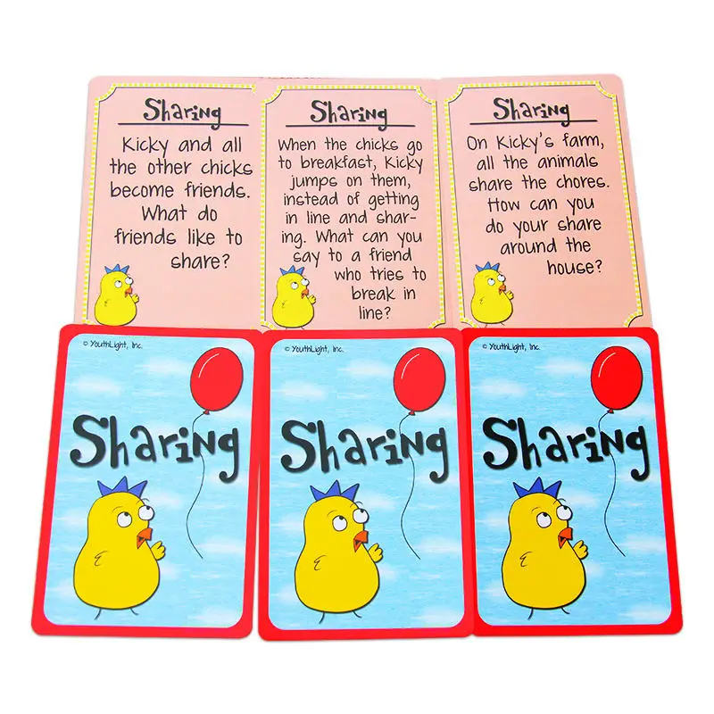 Free Solitaire Card Game Kids Board Games Flashing Cards/Cognitive Cards For Kids Educational