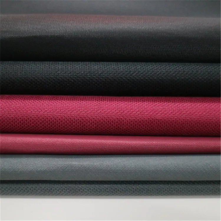 600D polyester PVC Flat adhesive coated Oxford fabric