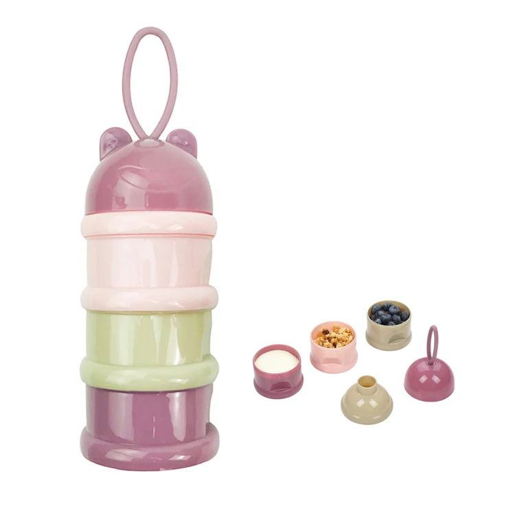 Three-layer Baby Milk  Powder Dispenser Container
