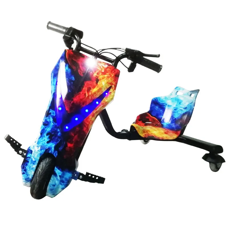 Electric tricycle drift car battery car electric go-kart remote control dump car square entertainment equipment factory