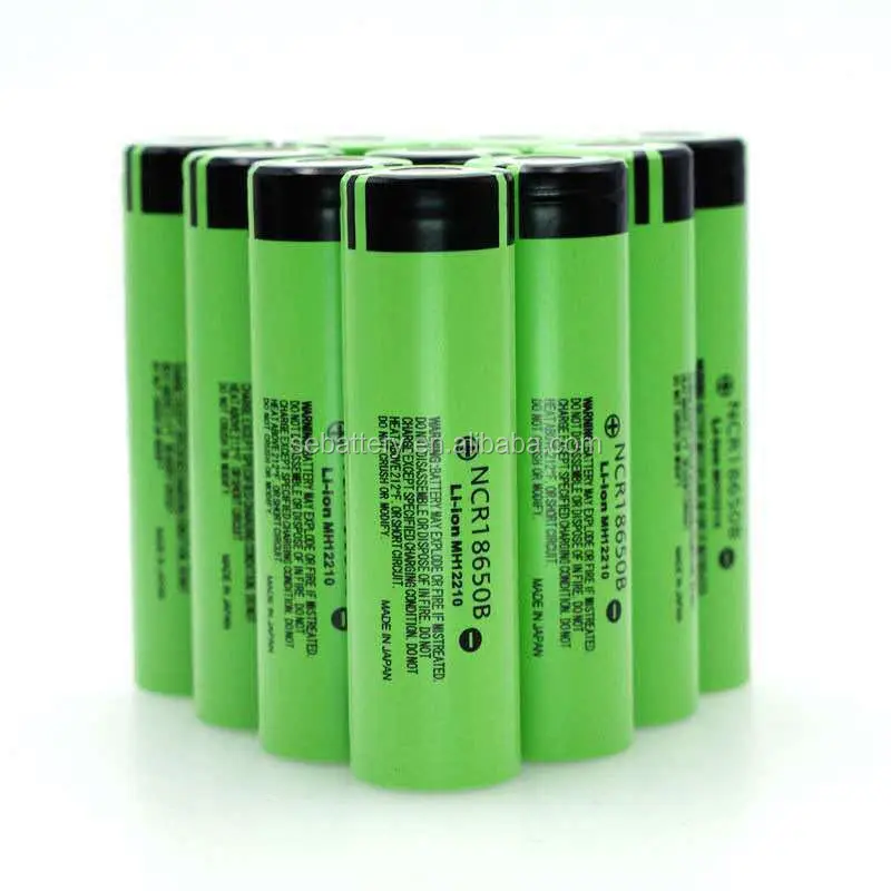 High capacity 18650 battery 100pcs 3400 mAh from Japanese brand NCR18650B