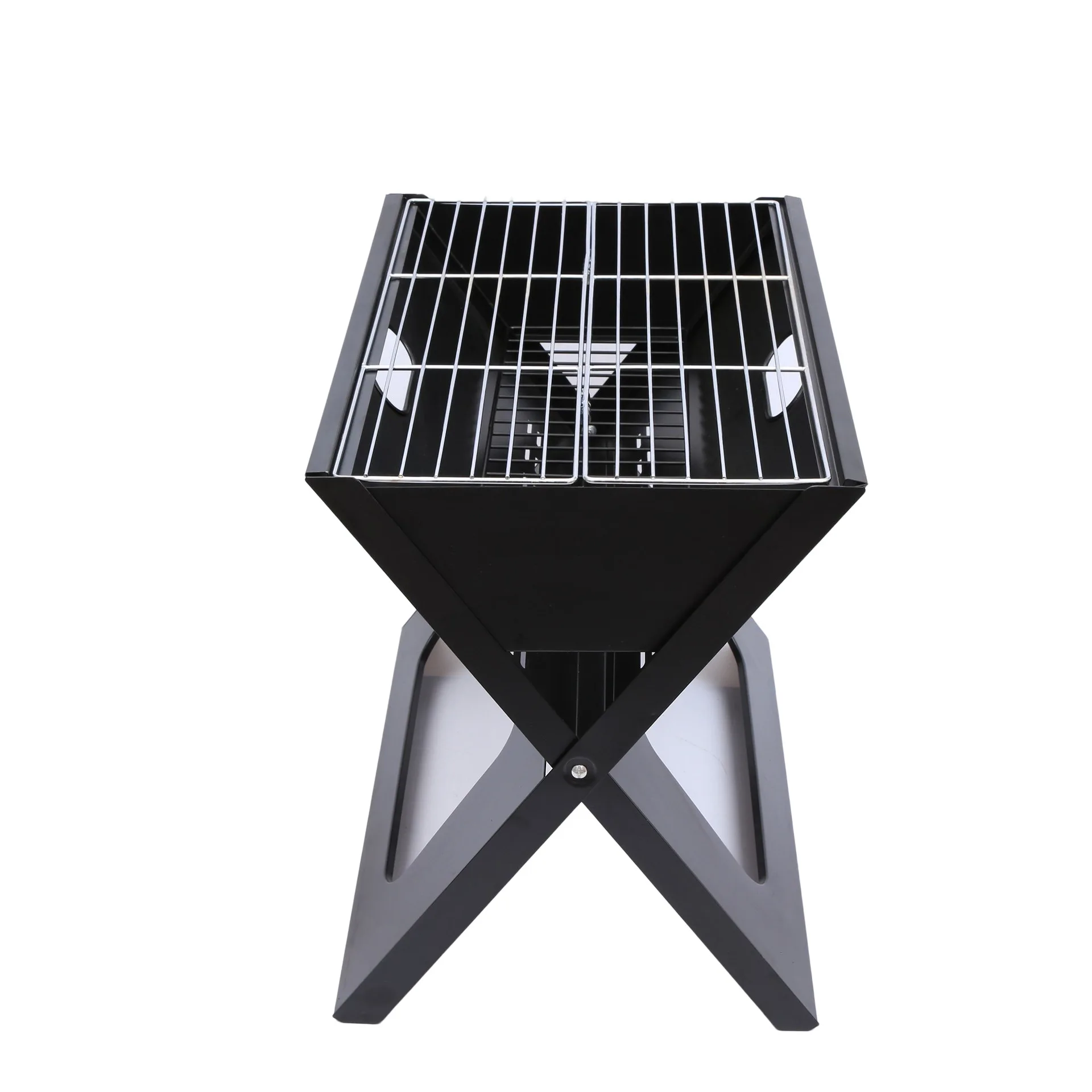 Suitable for outdoor portable folding domestic backyard barbecue X-type folding stove