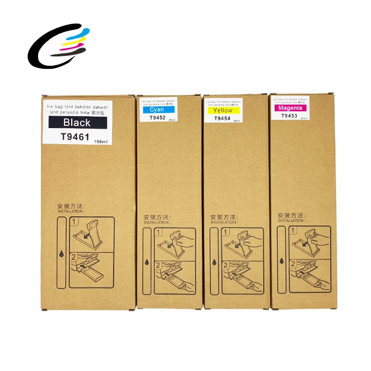Fcolor T9461 T9452 T9453 T9454 чернильный мешок картридж для EPSON рабочей силы Pro WF-C5290 C5790 принтер