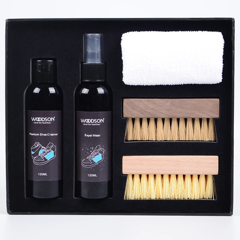 Factory supply clean products leather shoe sneaker cleaning kit with chemical liquids