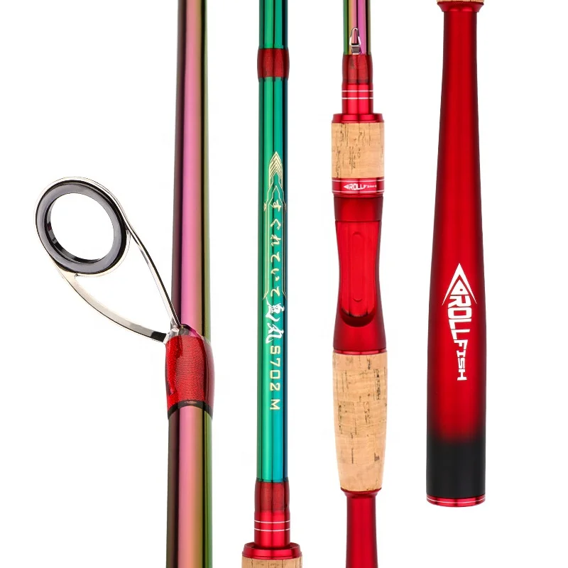 Japan Mold High Quality 2.1m/2.4m Saltwater Carbon Fiber ultralight rod cheap Spinning Pole Casting Fishing Rods