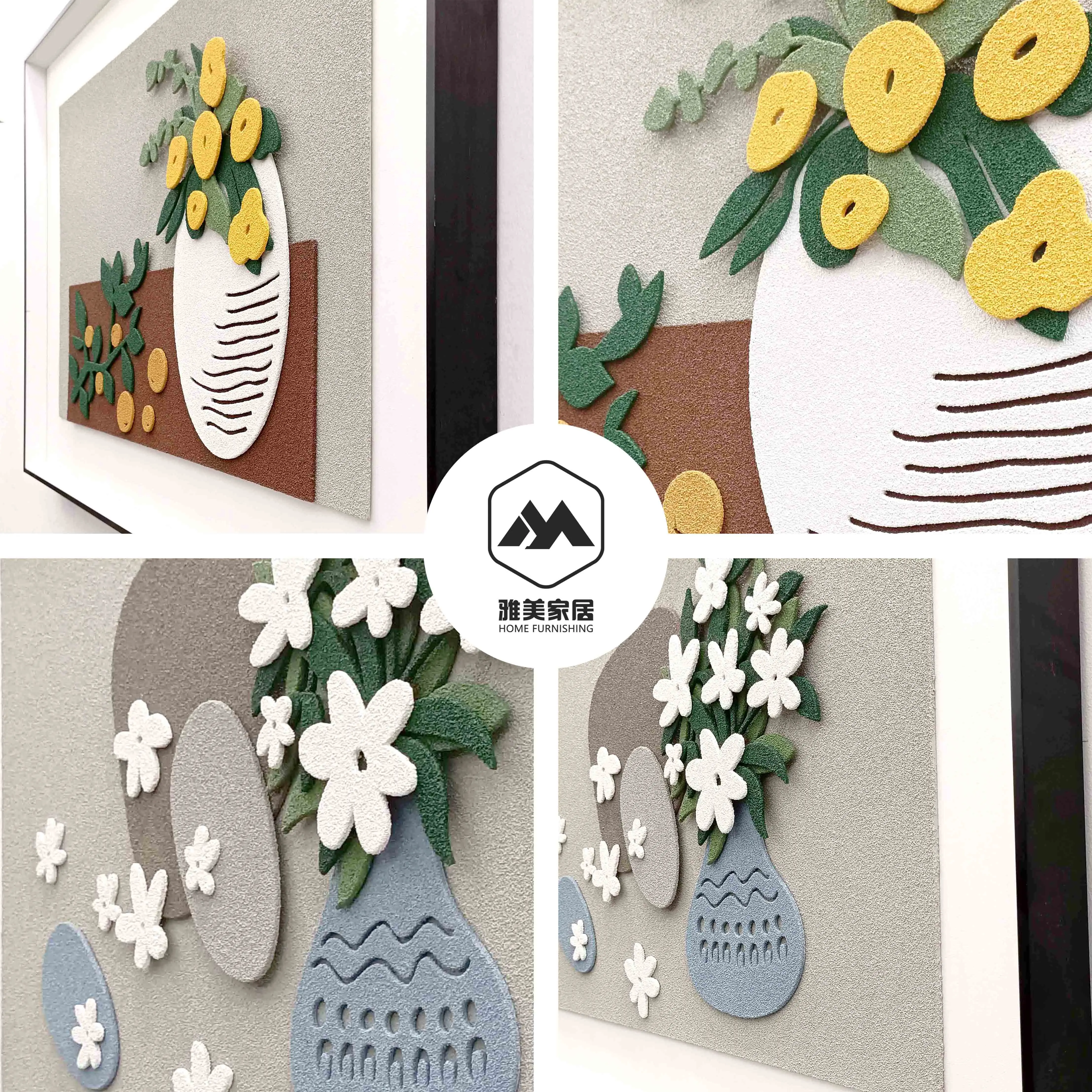 flowers decorative painting simple modern hanging paintings for dinner room bedroom hotel painting wall decor