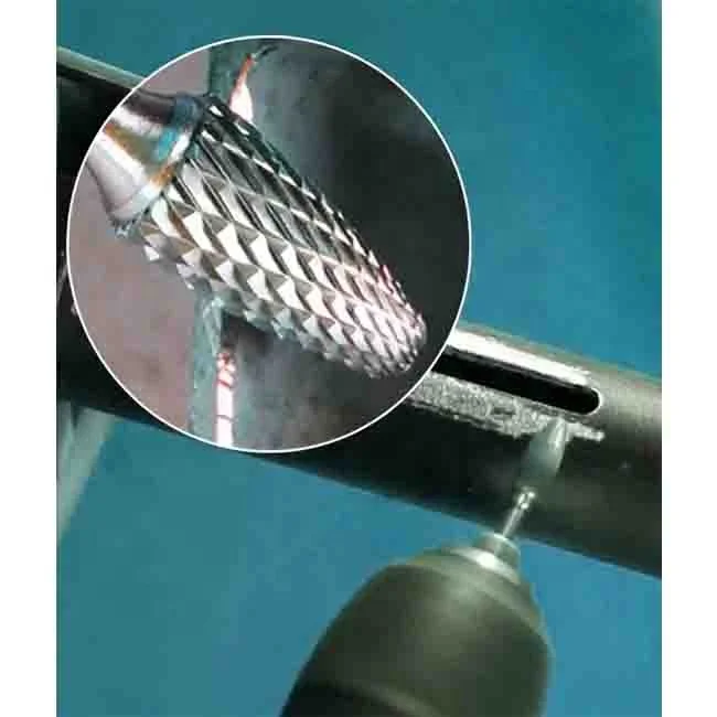 Hot Sale cost-effective High Quality 10pcs Rotary carbide burr Tungsten Set 1.6-6mm Head 2.35mm 3/32 In