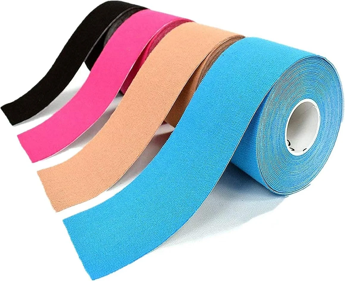 Breathable muscle athletic sports 5cm kinesiology tape for pain relief