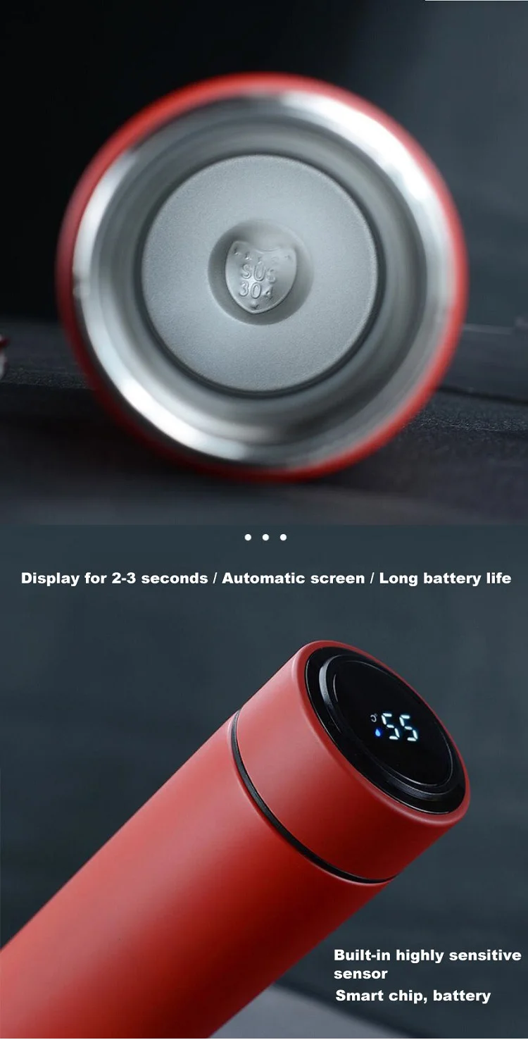 Factory direct sell vacuum bottle testing sus304 straight 500ml 17oz OEM customization wholesale gift 13014