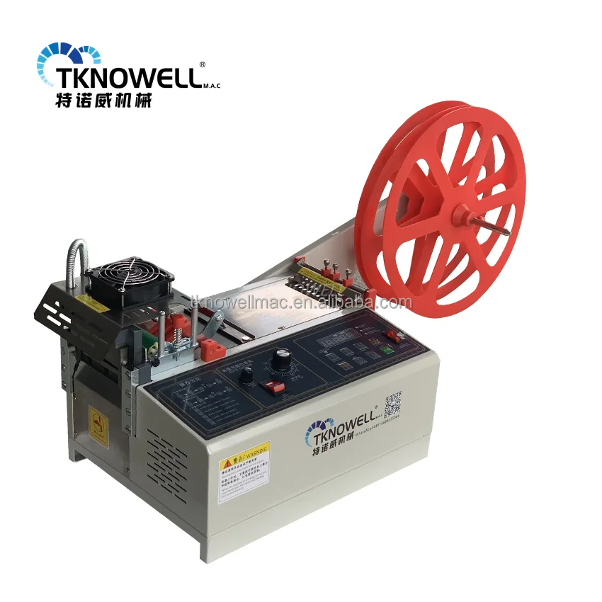 Automatic Computer Tape Cutter Hot And Cold Knife Nylon Webbing Tape Ribbon Zipper Elastic Rope Care Label Cutting Machine