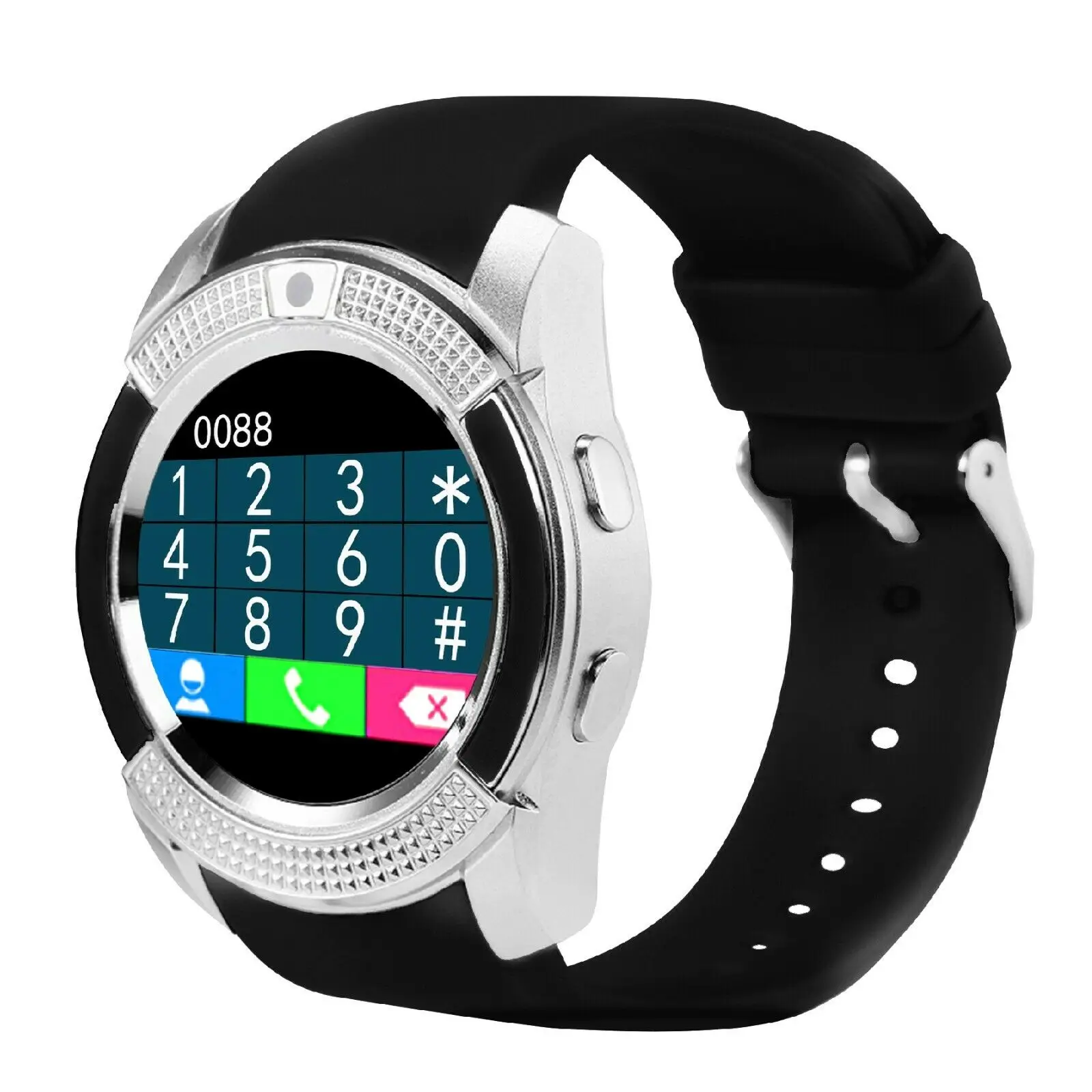 Детские Смарт-часы с сенсорным экраном, Новые поступления 2021, подарок, светодиодный дисплей W26, Круглый браслет V8, Смарт-часы для iPhone 12 Max Pro