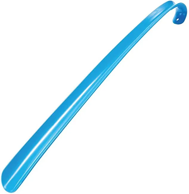 16.5 inch hook end plastic shoe horn  high quality long shoe horn custom