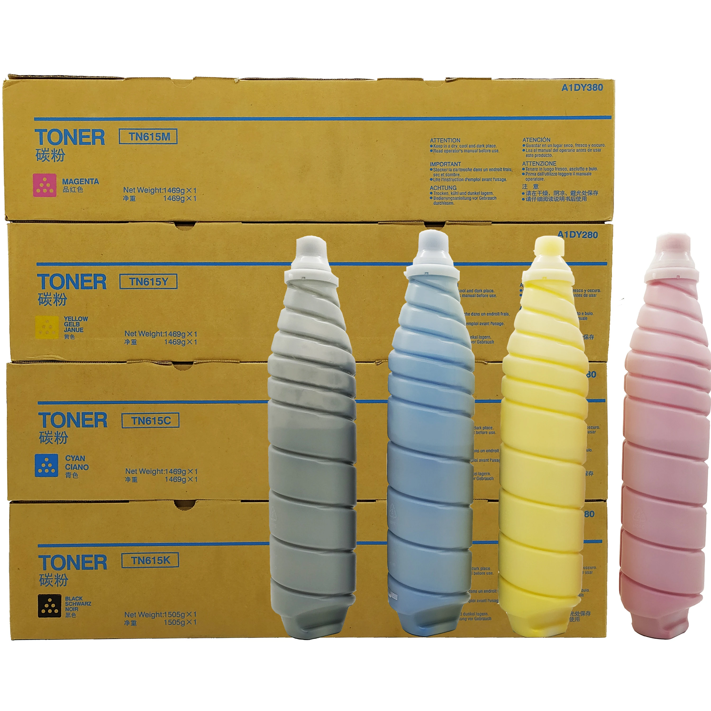 TN615 картридж с тонером совместимый порошком Colour KCMY для Konica Minolta Bizhub PRESS C8000