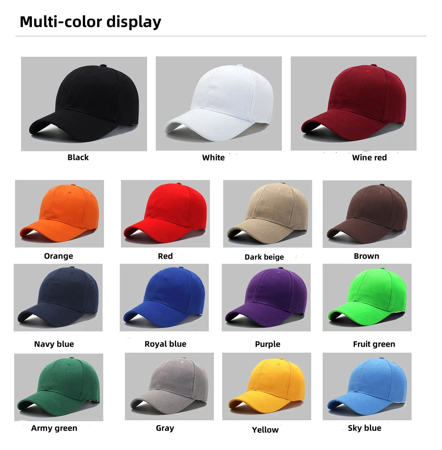 Baseball Cap Custom Sport Hat Can Be Adjusted In Multiple Colors Running Exercise And Outdoor Leisure Activities Cap For Man