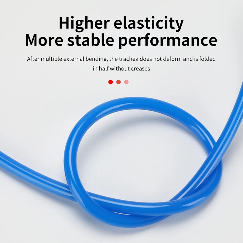 GEYA Pneumatic Parts Nylon Material Air Flexible Polyurethane PU Tube Fittings Pneumatic color Pipe